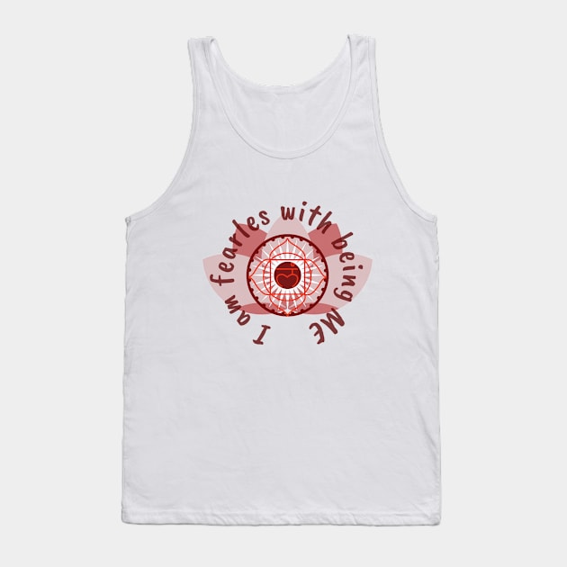 Root Chakra Mandala Tank Top by Rebecca Abraxas - Brilliant Possibili Tees